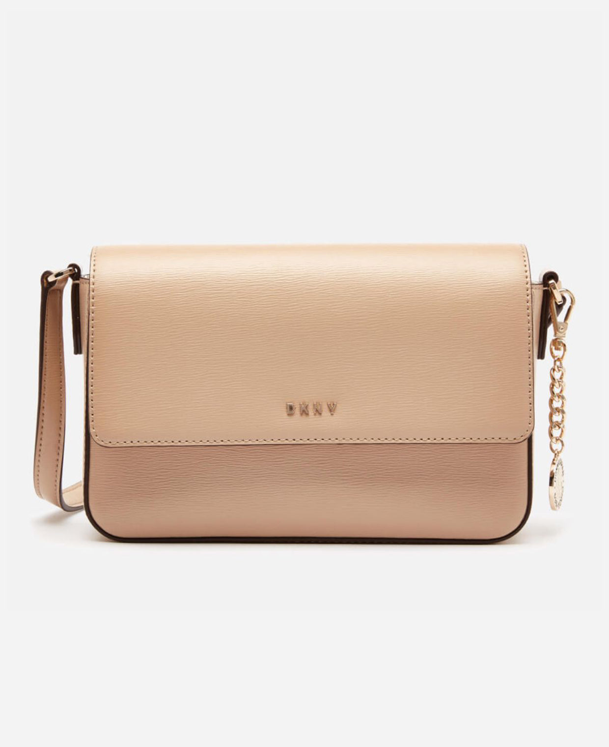 DKNY Nude Bryant Flap Crossbody Bag