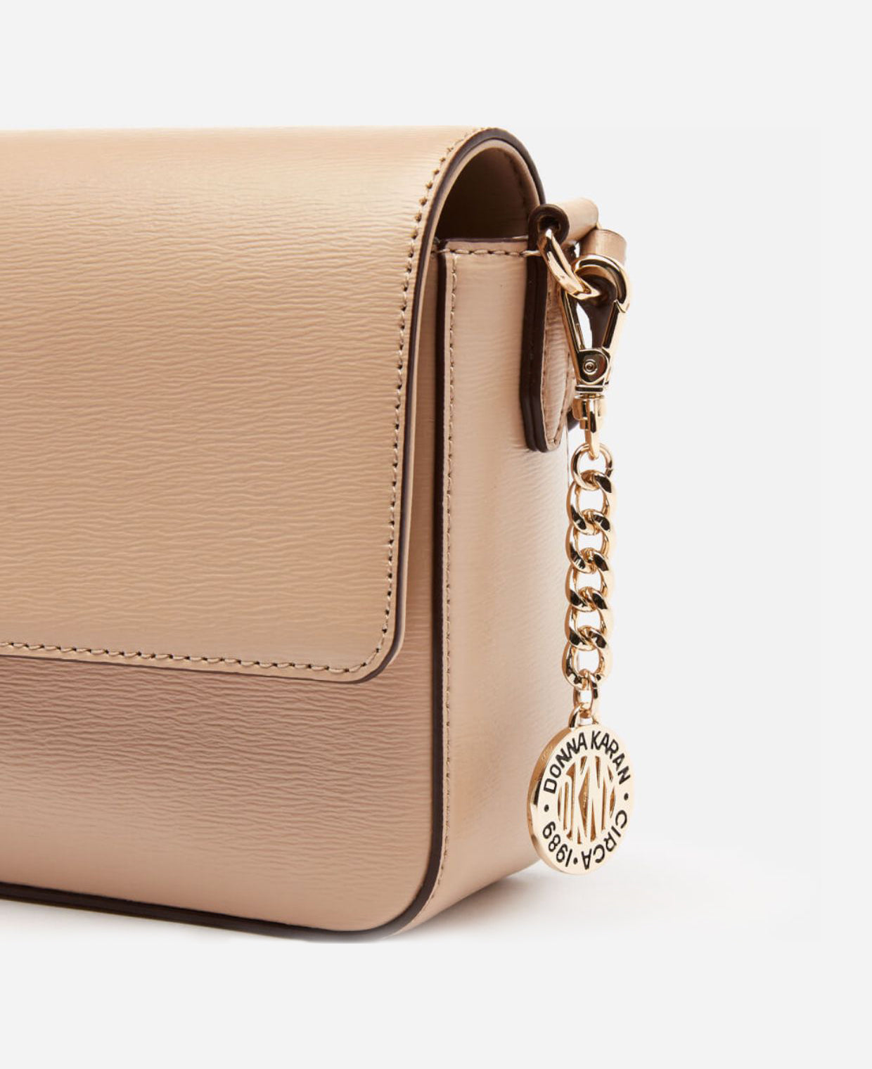 DKNY Nude Bryant Flap Crossbody Bag