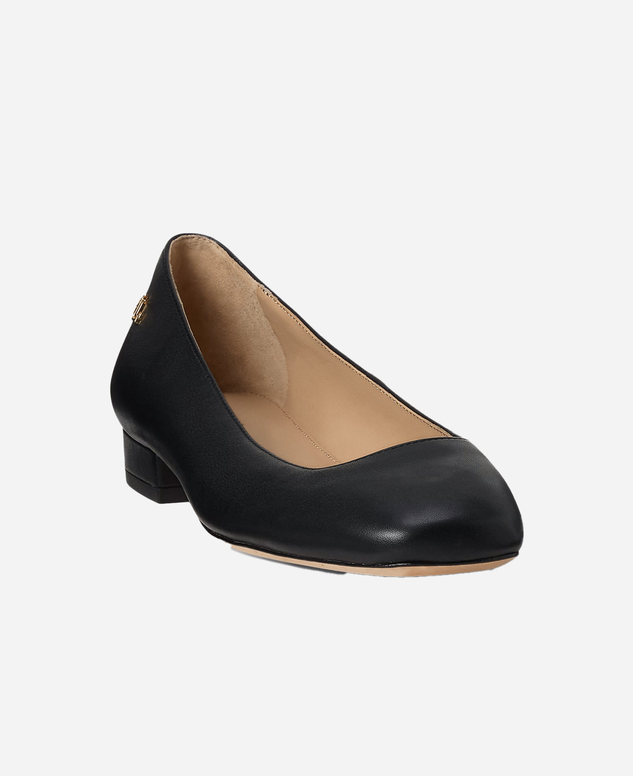 Ralph Lauren Emellie Nappa Leather Ballet Flat