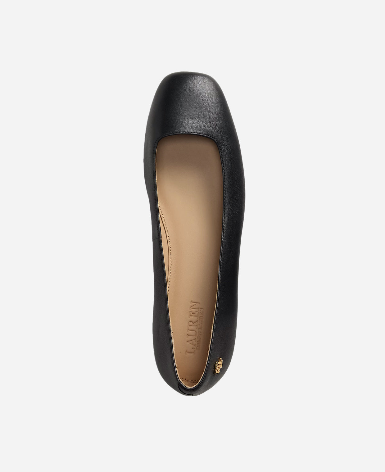 Ralph Lauren Emellie Nappa Leather Ballet Flat
