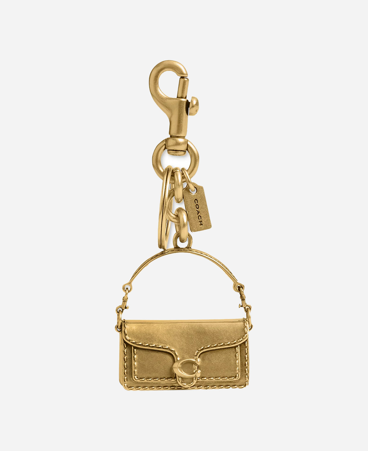 Coach Gold-Tone Tabby Bag Charm