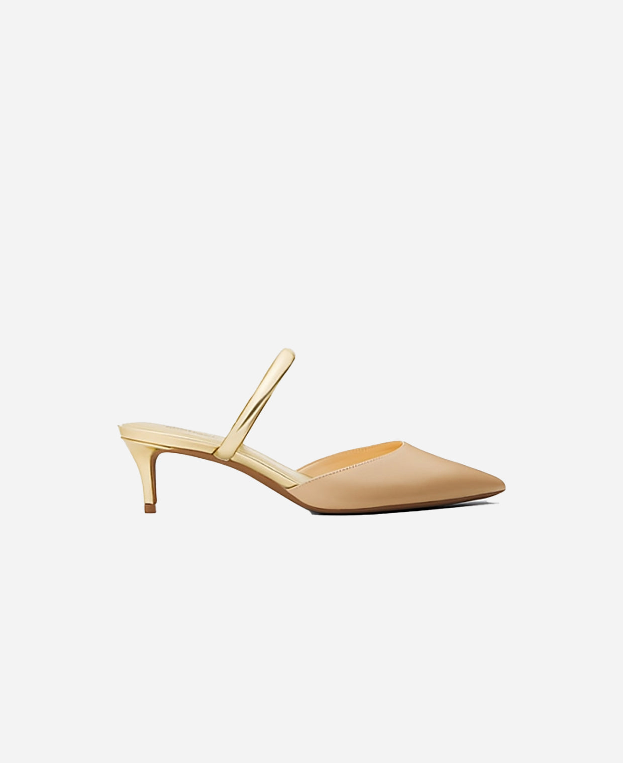 Michael Kors Jessa Flex Leather Kitten Mule