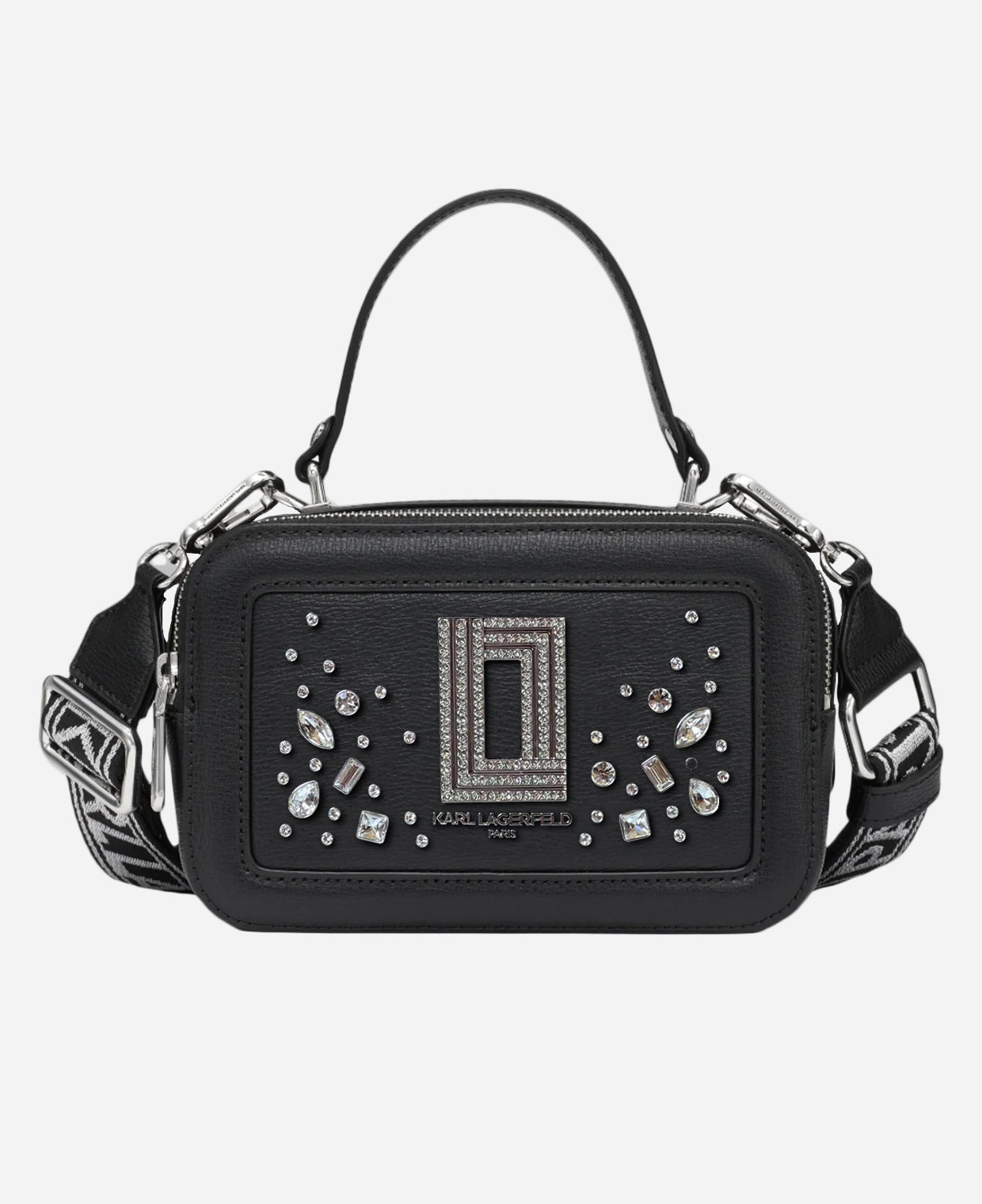 Karl Lagerfeld Simone Rhinestone Bling Crossbody
