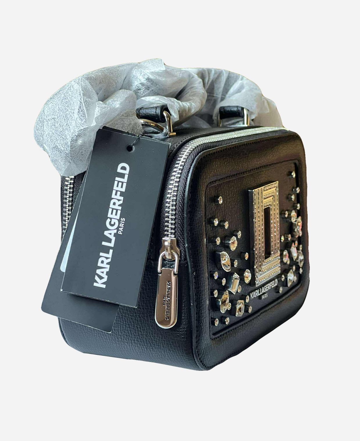 Karl Lagerfeld Simone Rhinestone Bling Crossbody