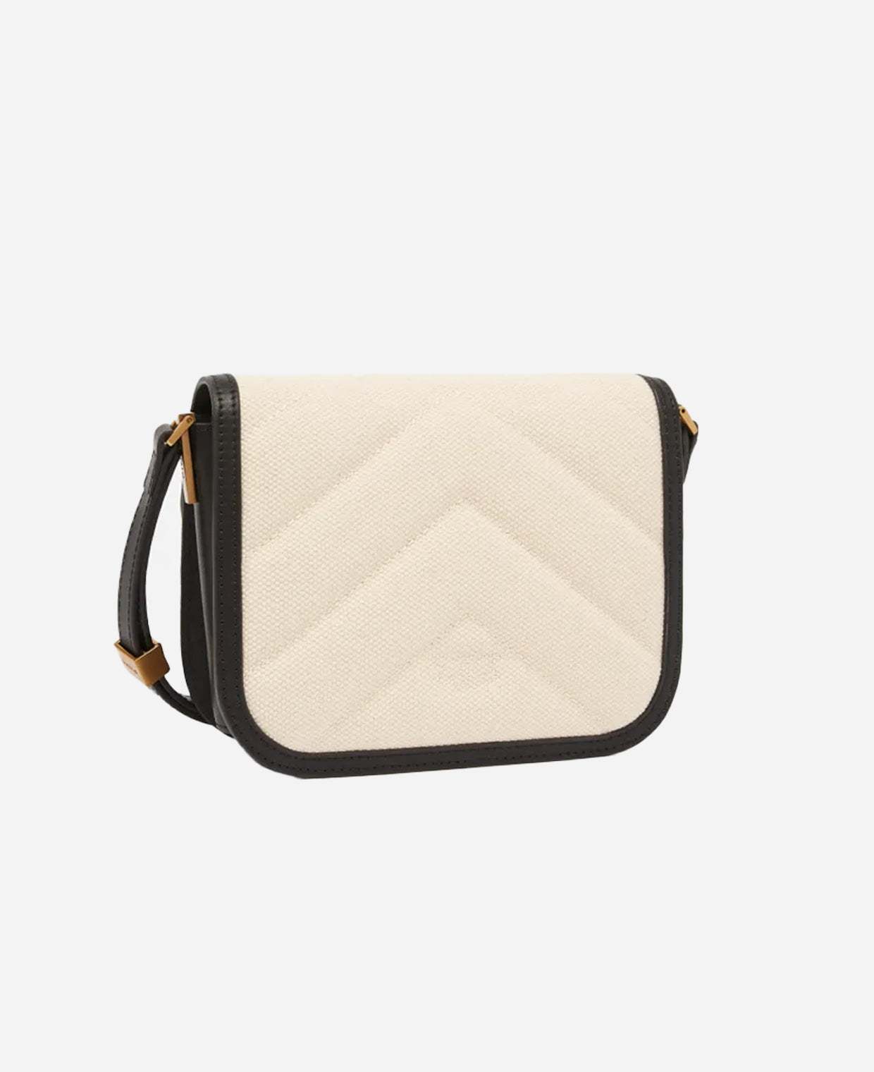 Pinko Love Bag Small Square Shoulder Bag in Canvas and Leather