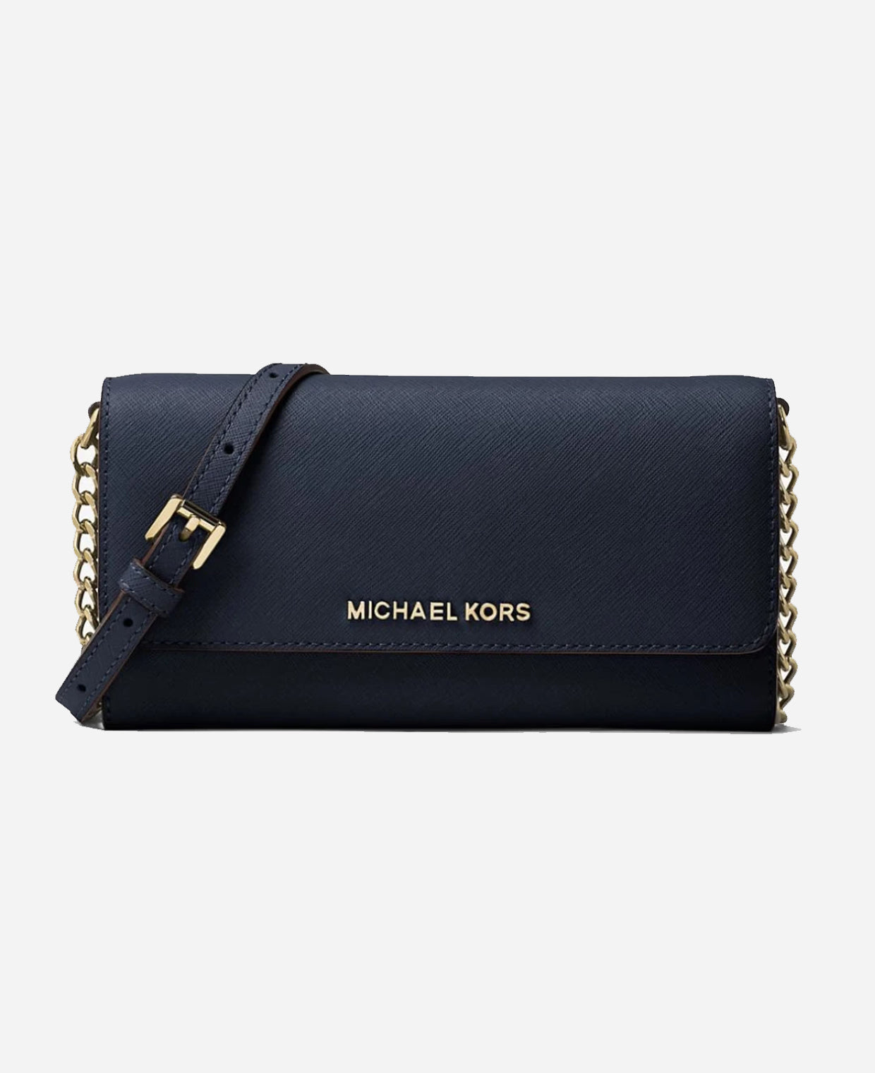 Michael Kors Jet Set Travel Saffiano Leather Wallet Bag