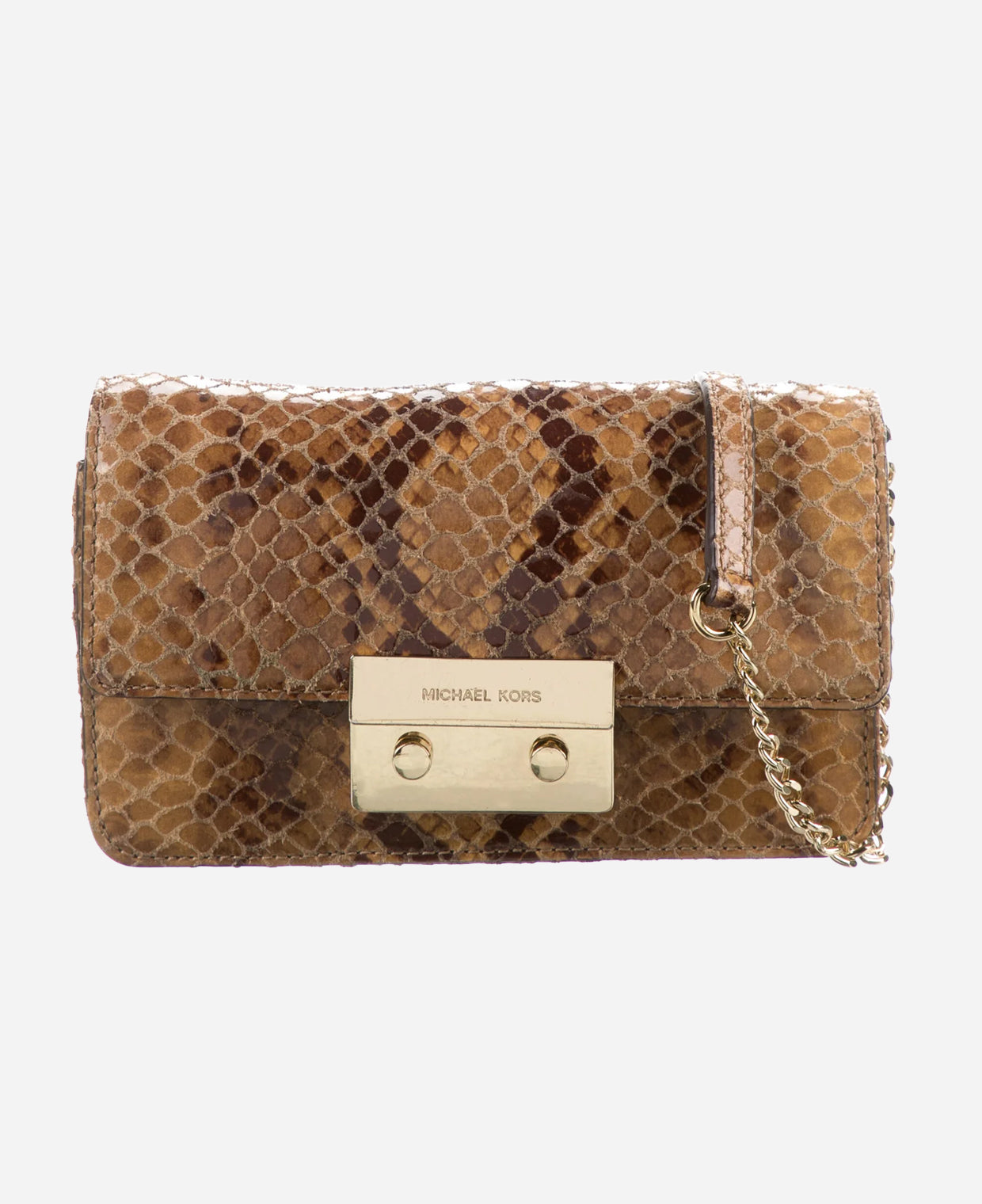 Michael Kors Snake Embossed Leather Bag