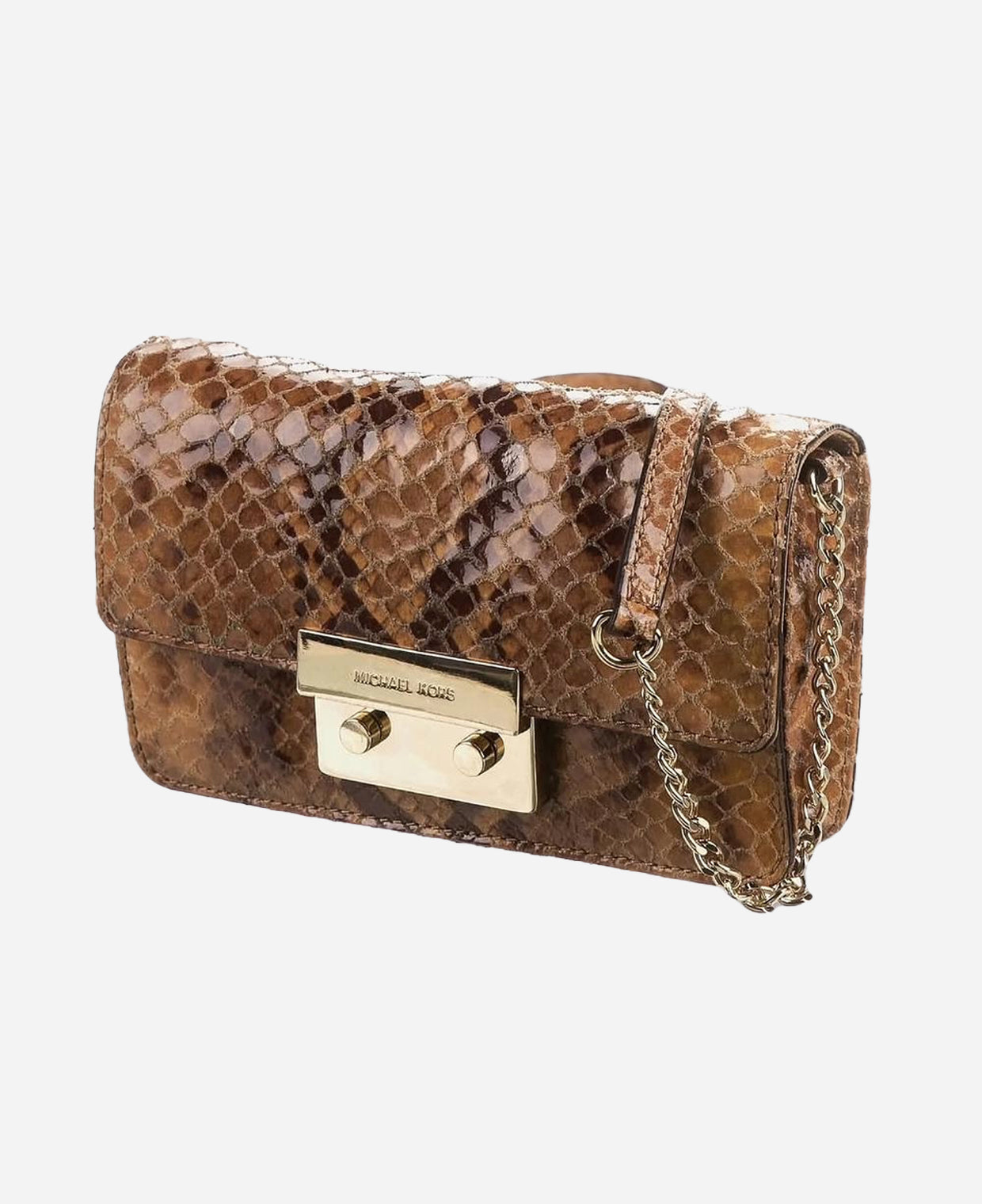 Michael Kors Snake Embossed Leather Bag