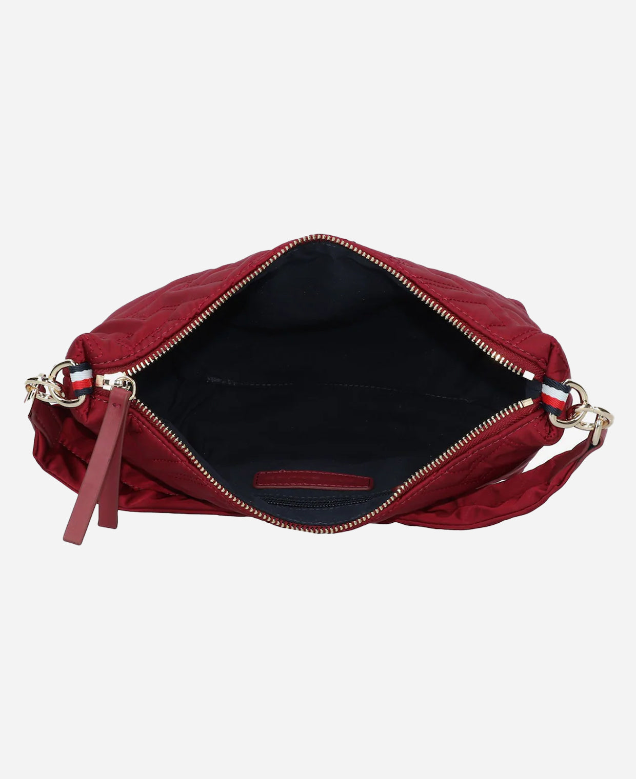 Tommy Hilfiger Red Quilted Hobo Bag