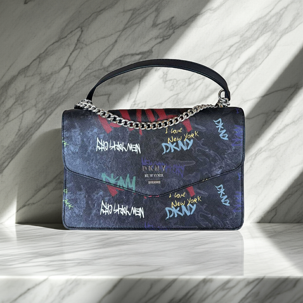 DKNY Graffiti Print Bag