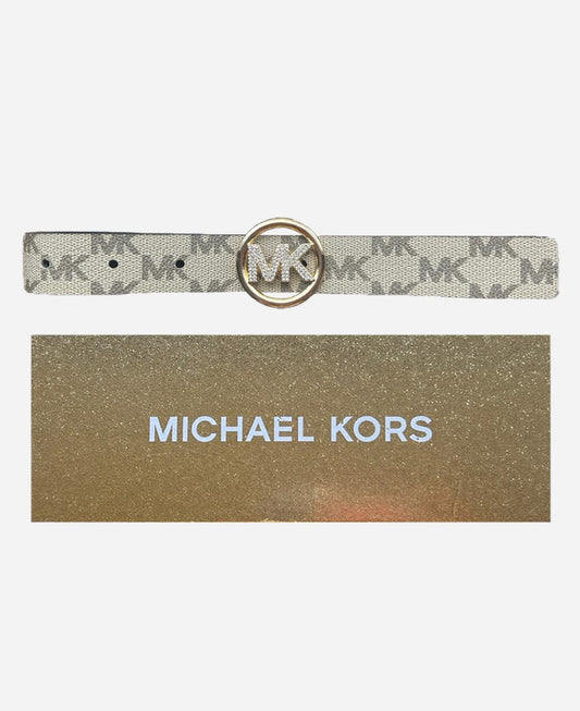 Michael Kors Signature Reversible Pave Logo Belt