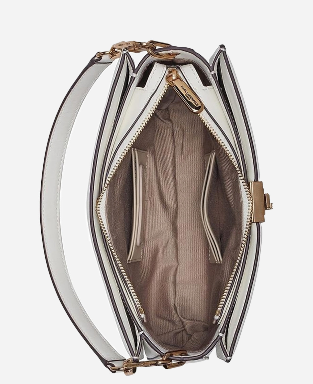 Karl Lagerfeld Ivette Leather Monogram Bag