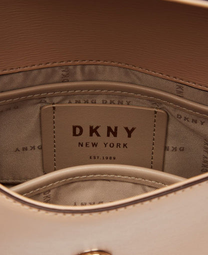 DKNY Nude Bryant Flap Crossbody Bag