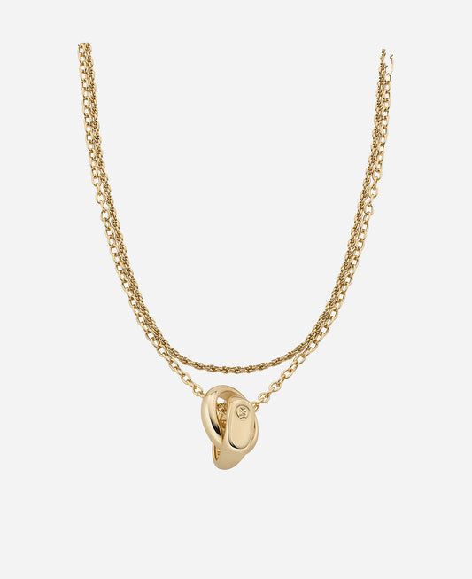 Michael Kors Double Layered Intertwined Necklace