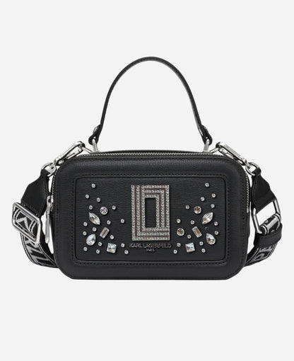 Karl Lagerfeld Simone Rhinestone Bling Crossbody
