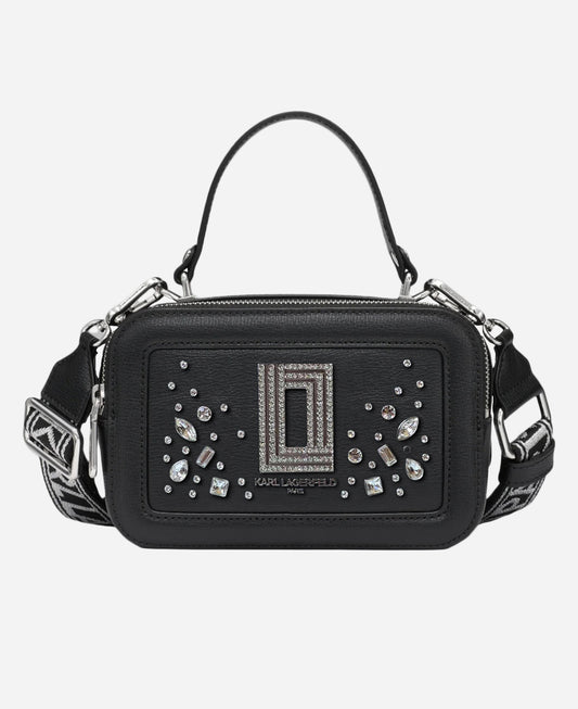 Karl Lagerfeld Simone Rhinestone Bling Crossbody