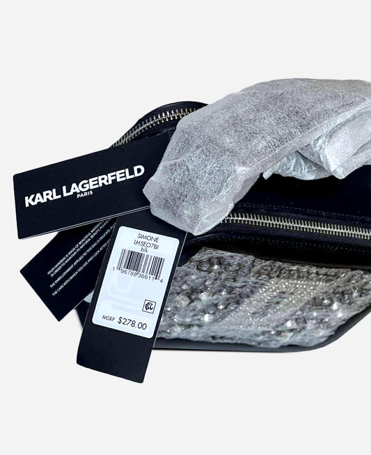 Karl Lagerfeld Simone Rhinestone Bling Crossbody