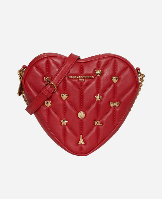 Karl Lagerfeld Heart Shaped Kossette Bag