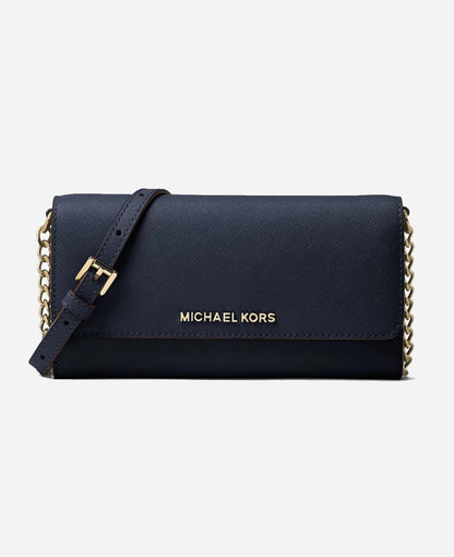 Michael Kors Jet Set Travel Saffiano Leather Wallet Bag