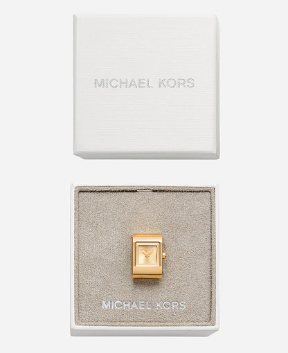 Michael Kors Darrington Gold-Tone Ring Watch