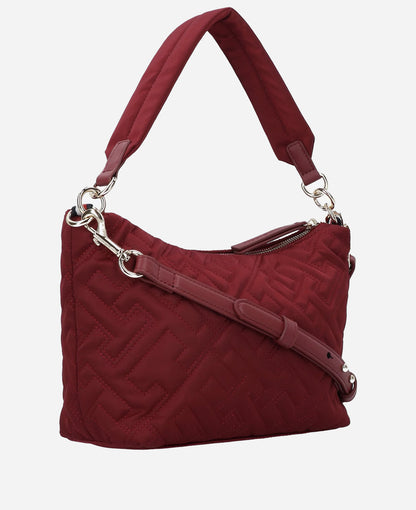 Tommy Hilfiger Red Quilted Hobo Bag