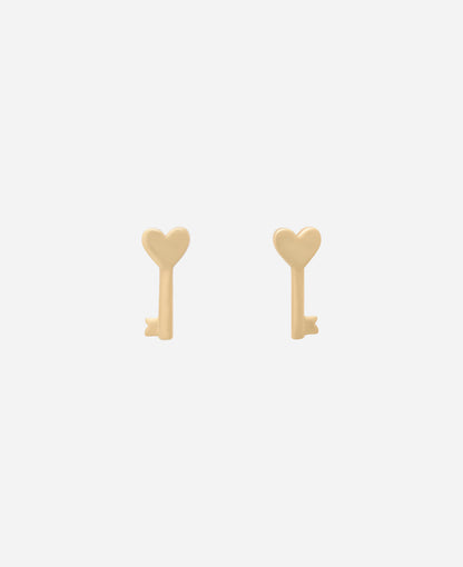 Kate Spade With All My Heart Key Studs