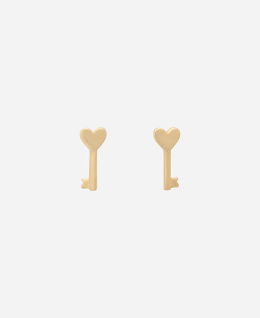 Kate Spade With All My Heart Key Studs